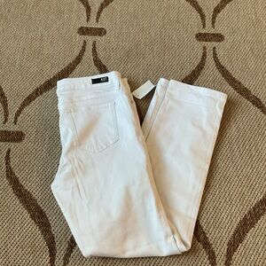 Catherines White Women's Straight Leg Jeans